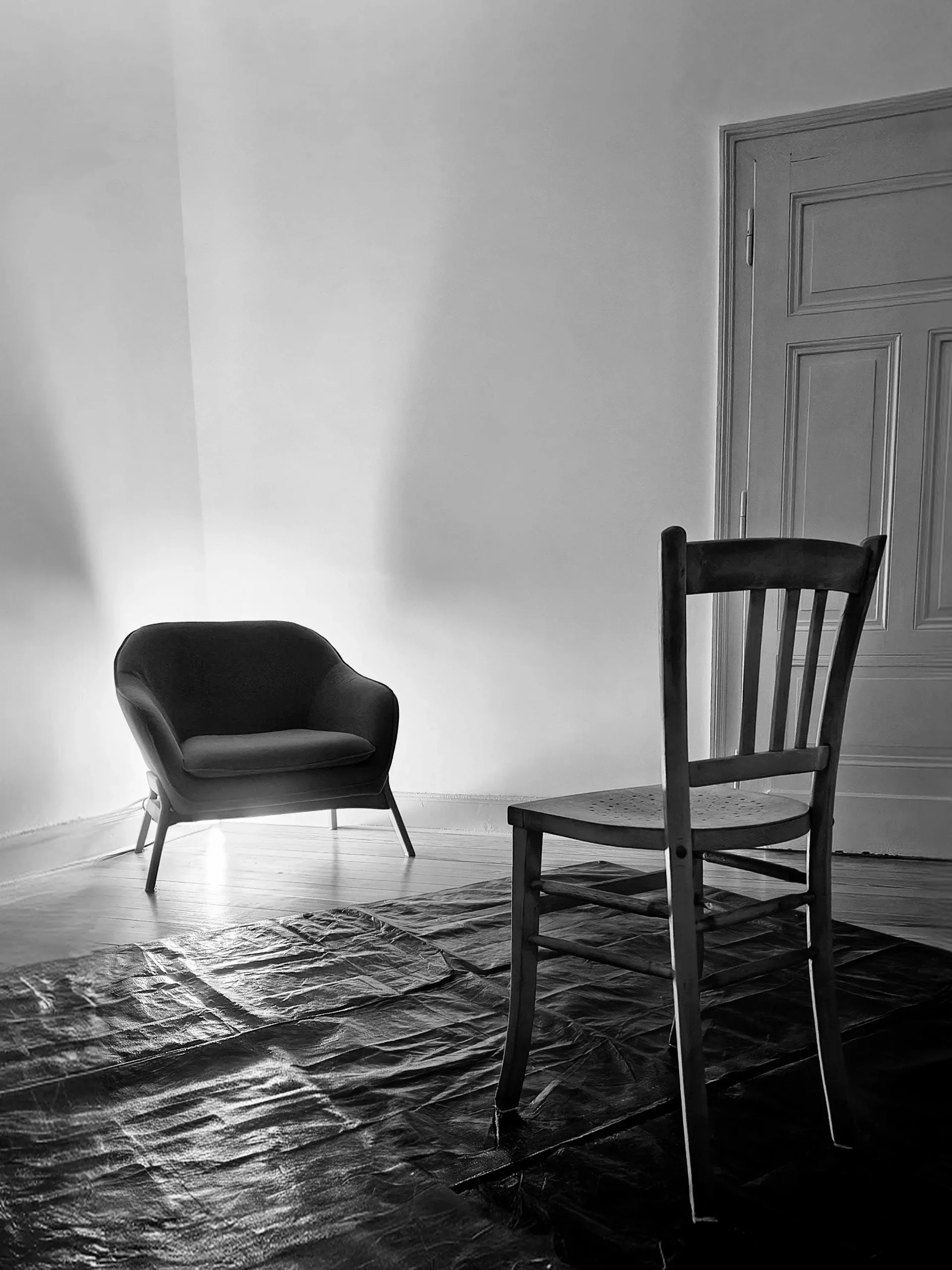 L'attente – Photographie artistique en noir et blanc | Hédonalgëa